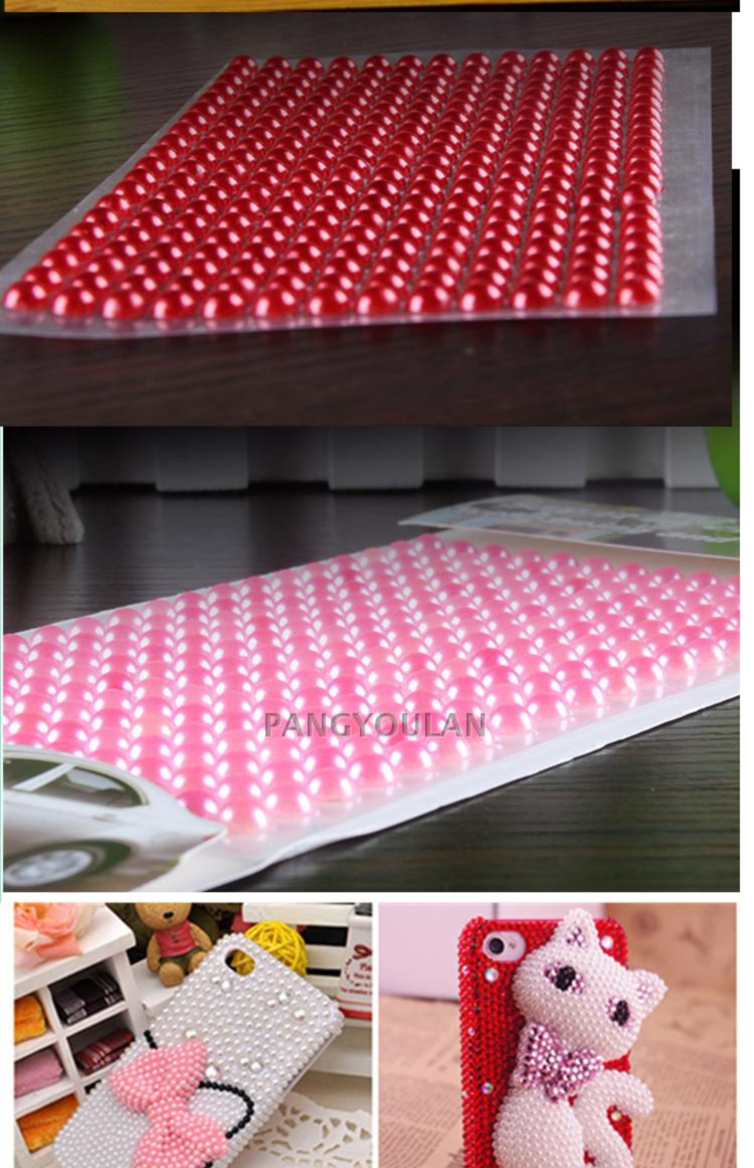 Trẻ em acrylic Crystal Pearl Diamond Sticker Sticker Trang trí Cô gái Sticker Sticker Màu sắc - Đồ chơi giáo dục sớm / robot robot thong minh nhay mua