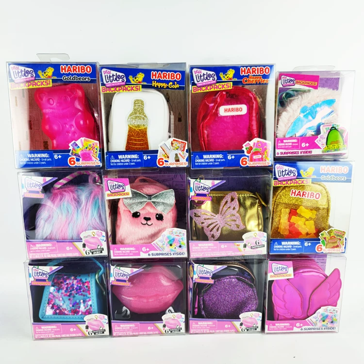 Сумка-рюкзак в стиле Shopkins Shopping Elf Real Littles Mini Backpack Handbag Surprise Bag
