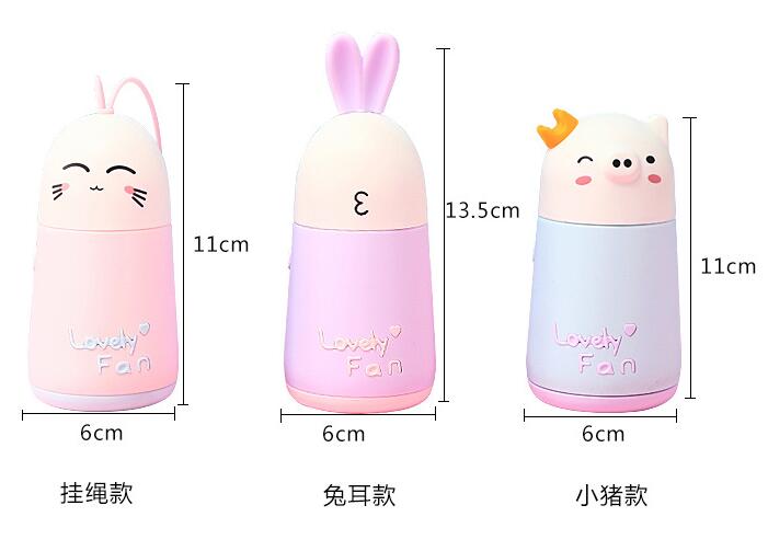 Quạt cầm tay mini sinh viên ký túc xá sáng tạo phim hoạt hình di động USB máy tính văn phòng máy tính để bàn hiển thị quạt nhỏ - USB Aaccessories cáp sạc micro usb