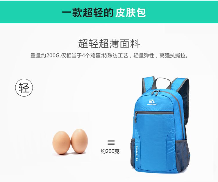Túi đeo vai nữ túi siêu nhẹ xách tay du lịch da túi đi bộ đường dài ngoài trời thể thao nam ba lô 25L balo kanken