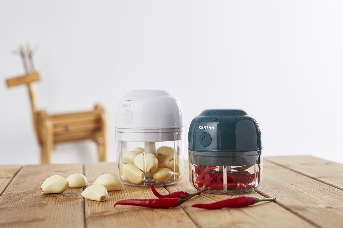 Electric wireless garlic artifact garlic press household small garlic press garlic masher pull garlic machine