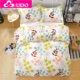 Yau đầy màu sắc hoa quilt ký túc xá Four Seasons chăn đơn mảnh nhám trẻ em Độc 1,5 1,8 2.0m giường m - Quilt Covers chăn ga gối đệm màu hồng