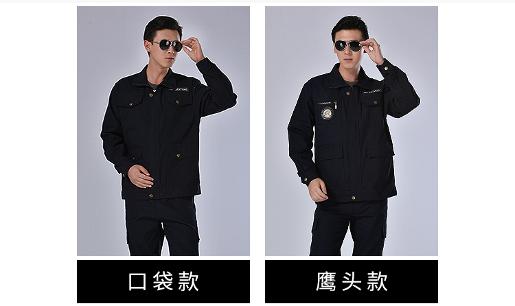 Mùa xuân và mùa thu cotton hàn quần áo bảo hộ lao động nam dày mặc chống nông nghiệp túi lớn bảo hiểm lao động quần áo dài tay quần bò nam đẹp