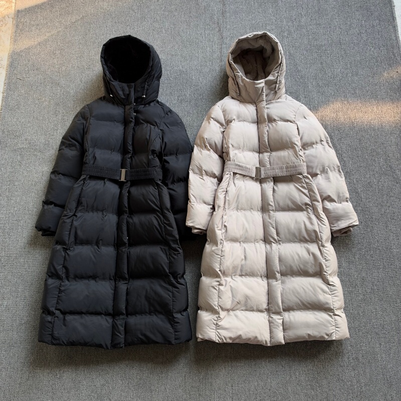 Exported to the Uk, Large Size Long Cotton Coat for Women, Ankle-Length, with Belt, Waist-Cinching, Slimming, Windproof, Warm Winter Coat Exported to the Uk, Large Size Long Cotton Coat for Women, Ankle-Length, with Belt, Waist-Cinching, Slimming, Windproof, Warm Winter Coat