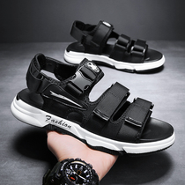 AJ11 sport sandals mens wave outside wearing 2022 new summer thick bottom beach cool tug summer and summer men dual-use slippers