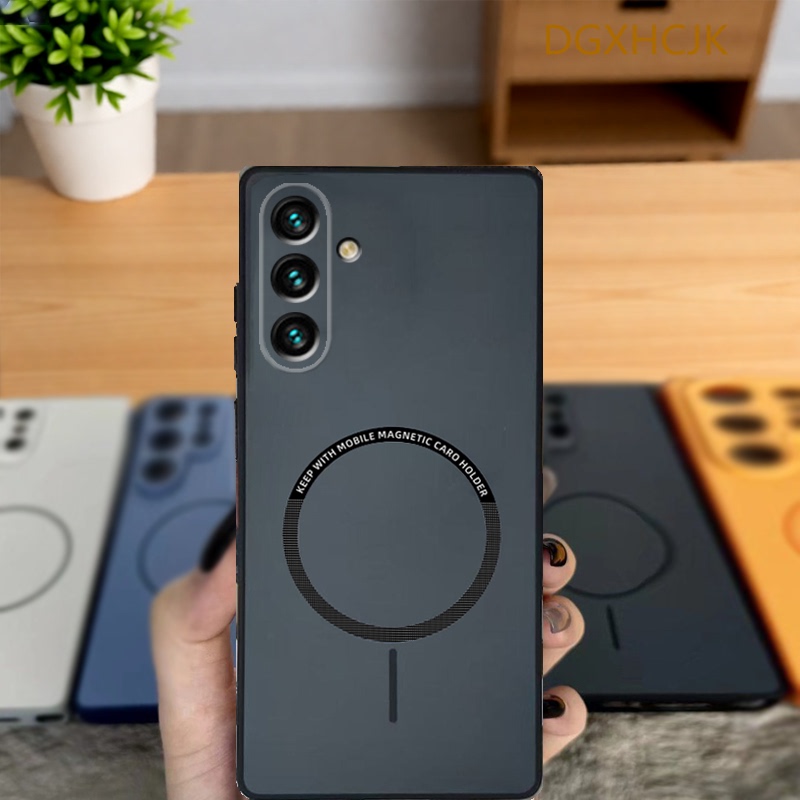 Suitable for Samsung Galaxy A54 A55 A14 A15 A16 26 A36 A17 A05S 24 A34 Phone Case Magnetic Hard Case Sm-A346E Phone Case Samsung A17 Protective Cover