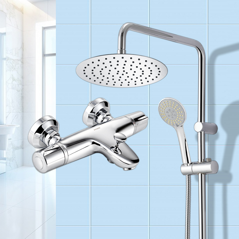 Moen Thermostatic Shower Mixer Valve Shower Set Bathroom Shower Faucet Showerhead 91046Ec