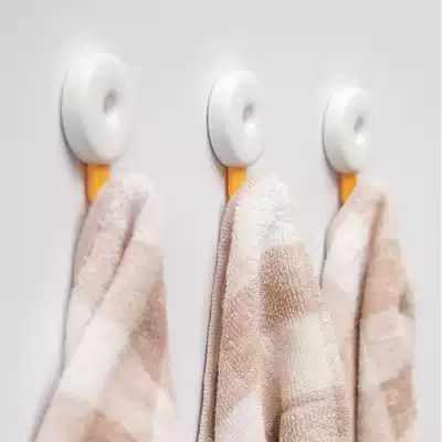 Creative decoration hook Cute backpack seamless sticky hook Clothing store plastic hook Kitchen bathroom hook shelf