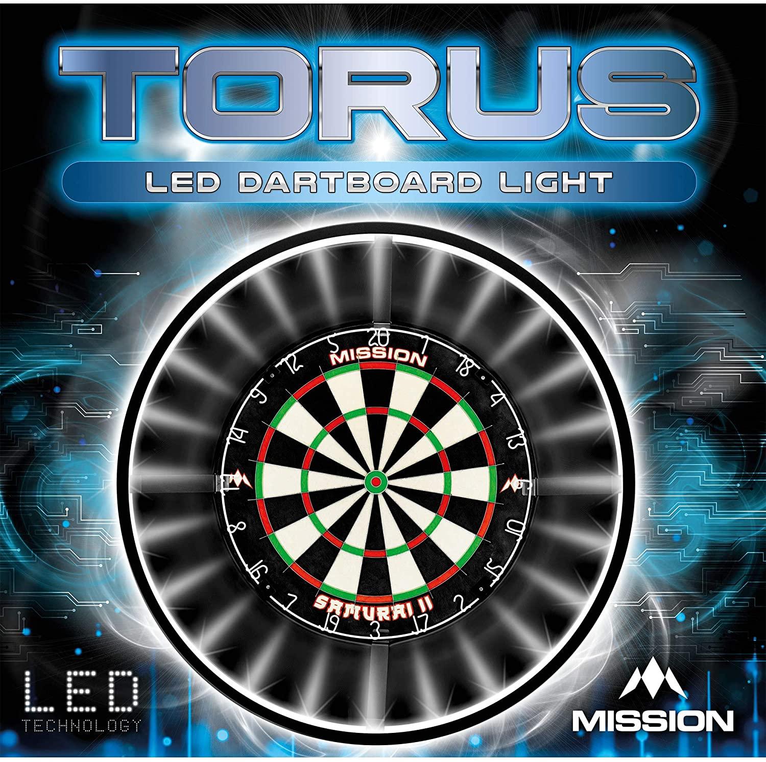 Torus 360 full metal dart target floodlight