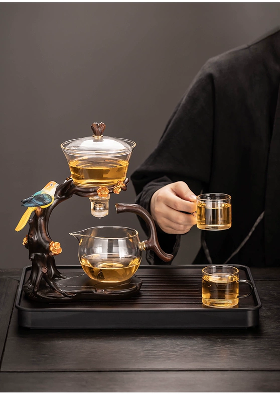 Kính Lười Làm Trà Tự Động Hiện Vật 2023 Mới Trà Bộ Hộ Gia Đình Đèn Cao Cấp Từ Tính Làm Trà ấm Trà ấm trà đạo