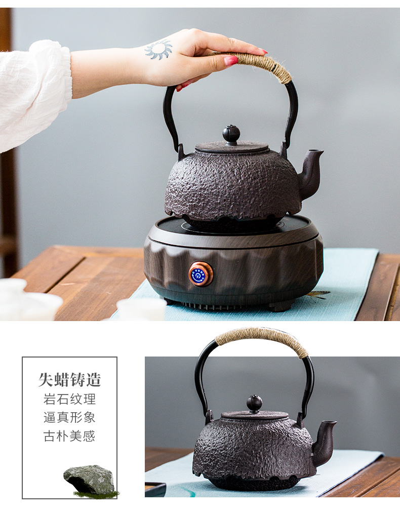 Iron pot of cast Iron teapot kettle boil tea machine manual imitation Japan Iron brother TaoLu suit household pot of electricity