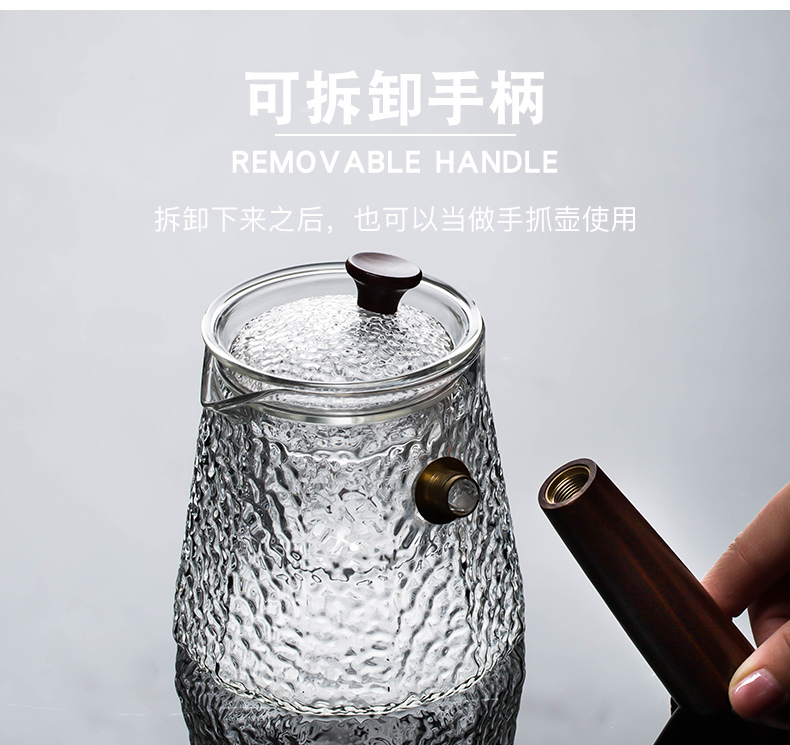 High temperature resistant glass cooking pot electricity TaoLu suit household spend who mandarin orange and black tea mercifully tea steamer side teapot