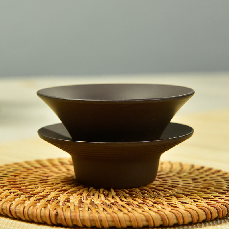 Yixing original mine Purple Sand tea leak filter Tea set Gongfu tea set Tea filter Tea residue net Tea ceremony accessories Creative