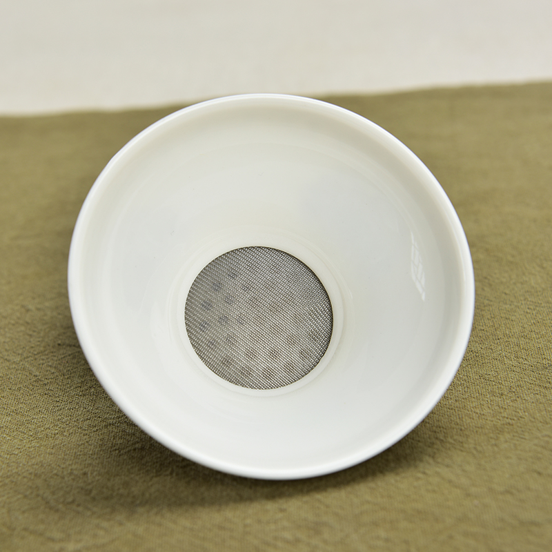 Palettes nameplates, blue and white porcelain, ceramic tea tea - leaf filter filter net saucer kung fu tea accessories the sunflower