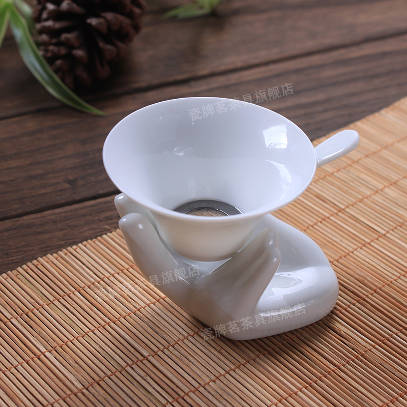 Dehua white porcelain tea set suits for the high white porcelain ceramic kung fu tea tureen of a complete set of tea cups gift custom logo