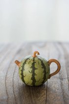 Seventeen (cool summer) 150CC bionic device raw ore mud pure handmade imitation small watermelon purple clay pot