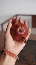 Imagery (Small Melon) 100CC raw ore section mud pure handmade ribbed handmade imitation pumpkin small capacity purple sand
