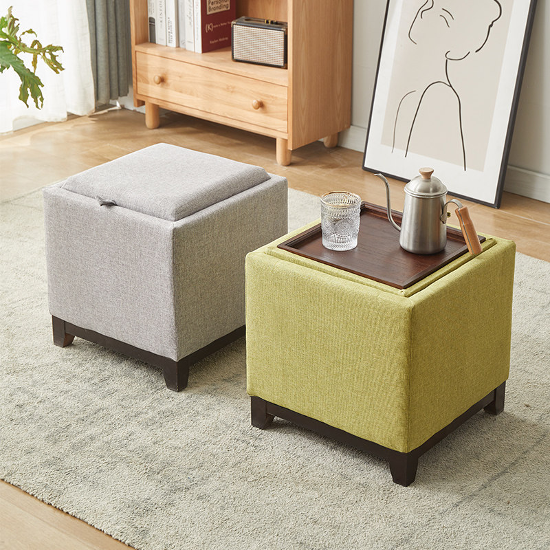 Tea bench household replace shoe stool door storage to accept stool creative living room sofa stool multi-functional solid wood stool