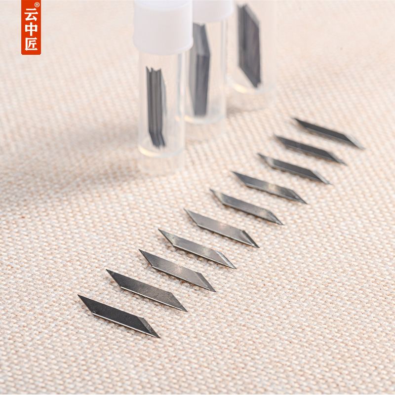 Paper-cut carving knife blade carving knife 30 ° 60 ° paper carving knife manual carving knife 303 small black replacement blade imported