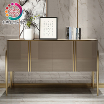 Postmodern minimalist light and luxurious entrance door hall cabinet American dining side cabinet Fancy Living Room Lockers Decorate Cabinet