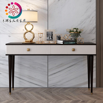 Light and luxurious postmodern Xuanguantai entrance hallway door hall Decorative Terrace Harbor-style Guest Restaurant Dining Room desk Desk End Jingtai