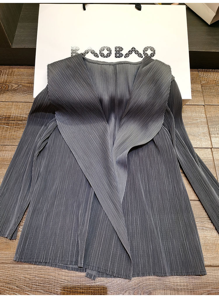 Áo cardigan nữ ngắn xếp ly 2022 dáng suông tay lỡ, phối khuy trước, tôn dáng — Tím hoa cà, Màu xanh da trời, Màu xanh lam, Màu xanh nước hồ chi tiết 36