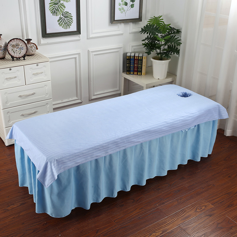 Thẩm mỹ viện cung cấp Khăn bông massage trị liệu cửa hàng massage chân giường vẻ đẹp khăn trải giường với lỗ dành riêng - Khăn trải giường drap giường