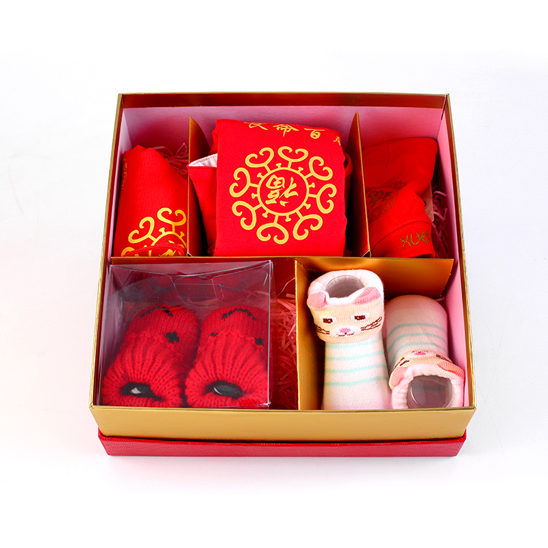 Samsung 6 pieces of tiger shoes and grandchildren's shoes belly hat socks married and married supplies