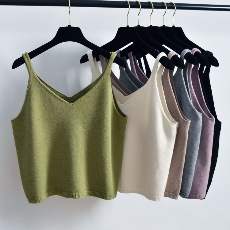 Mùa xuân và mùa thu mới của phụ nữ ngắn vest vest thời trang ngọt ngào đan áo len của phụ nữ hoang dã áo len lỏng lẻo áo khoác nữ cao cấp