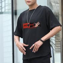 2022 Summer National Tide Day Series Original Juku Port Craze Men Short Sleeve T-shirt Trendy Easy Harbor Wind Semi-Sleevins