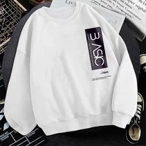 European station No hat for mens spring and autumn surges Tide Cards Trend Easy Round Collar Long Sleeves Splicing Jacket Autumn Clothing