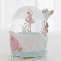 Dance Ballet girl Crystal Ball Snowflake Music Box Music Box Girl child girl heart Girl Day gift