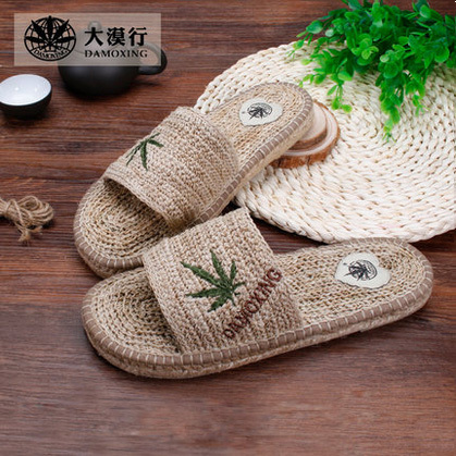 Purely Handmade Gangu Hemp Shoes, Export Handmade Home Slippers, Couple Shoes, Hemp Sandals, Retro Pastoral Unisex Limited Edition