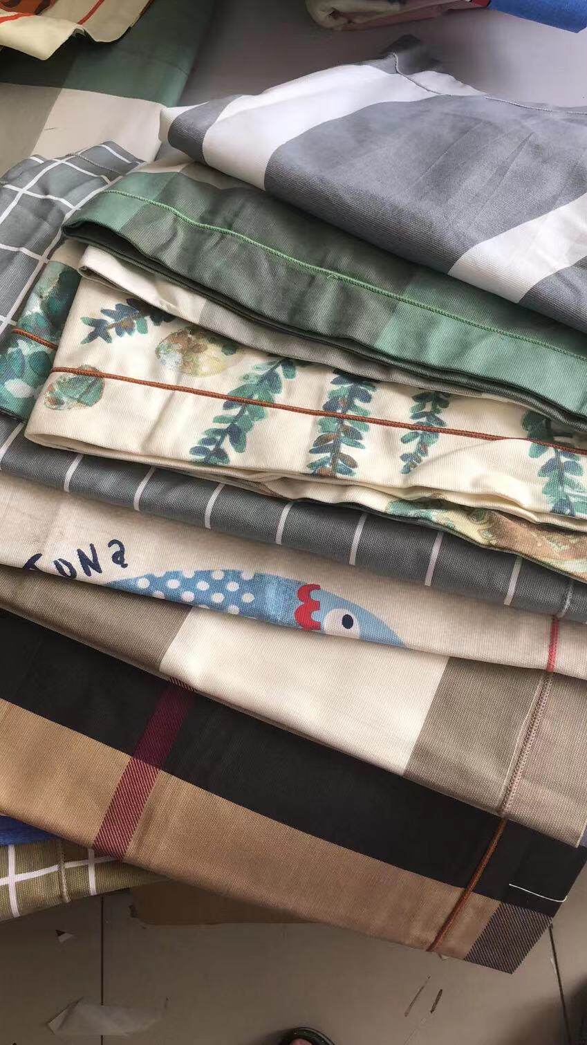 Micro Blemish Pure Cotton Old Coarse Cloth Pillowcase One-to-one Word Show Craft Random Hair Pure Cotton Thickened