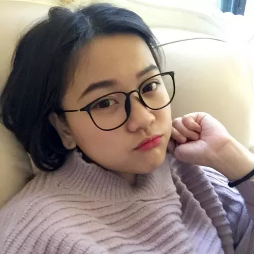 Сверхлегкие черные ретро очки, в корейском стиле