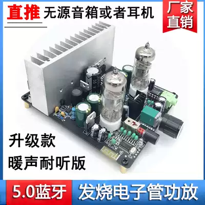12V Mini fever 5 0 Bluetooth vacuum tube bile Machine front ear release human voice computer desktop small power amplifier board amplifier