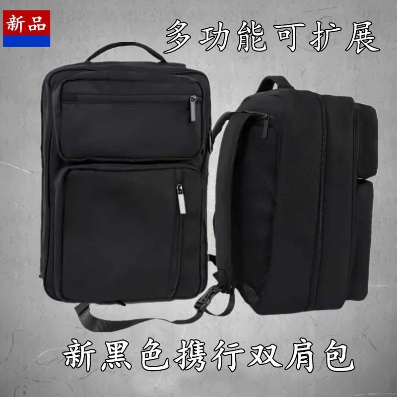 New Fire-Fighting Black Backpack, Multi-Functional Carry-On Front Transport Bag, Internal Shoulder Portable Front Transport Service Carry-On Bag