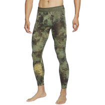 Nike official PRO DRI-FIT mens quick-drying training camouflage tights autumn new knitted FZ0739