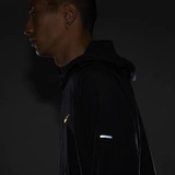 Nike, водоотталкивающая светоотражающая куртка, для бега, осенняя