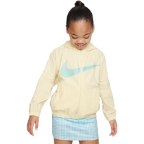 Nike Nike officiel filles et tout-petits cool veste protection solaire vêtements été léger veste tissé décontracté FQ3656