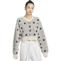 Nike official Naomi Osaka series womens refined knitted sweater winter new super loose FV7802