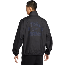 Nike Nike Official Male Shuttle Weaving Jacket Summer New Coat Printed Retro Mesh Light Comfort HJ3952