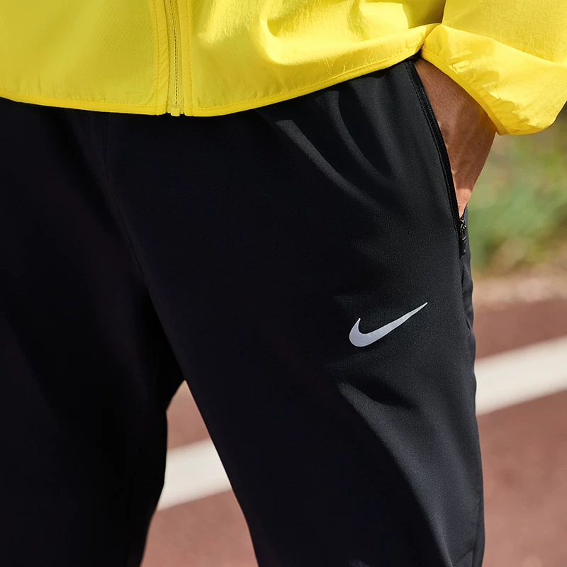 Nike, светоотражающие быстросохнущие летние брюки для бега, плотные