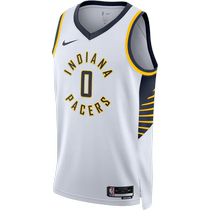 Nike Nike officiel Indiana Pacers NBA maillot à séchage rapide pour hommes été nouveau respirant DN2079