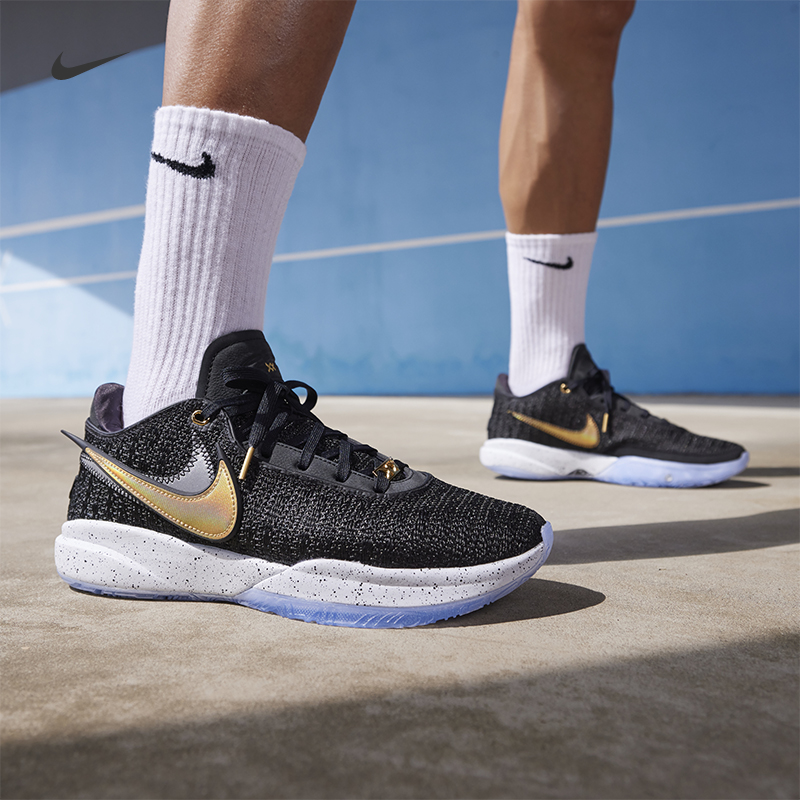 Nike Nike Official LEBRONN 20 James 20 Men Real Fight Basketball Shoes Autumn Low Bunch of Real Fight DJ5422-Taobao