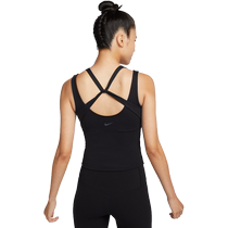 Nike official YOGA DRI-FIT womens quick-drying vest summer yoga knitted stitching FB4582