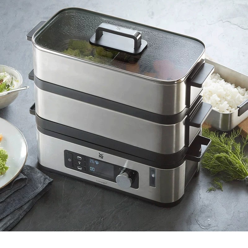 German Wmf Fully Automatic Electric Steam Boiler Steam Box Home Steam Small Multifunction 304 Stainless Steel Two-story Electric Steam Oven