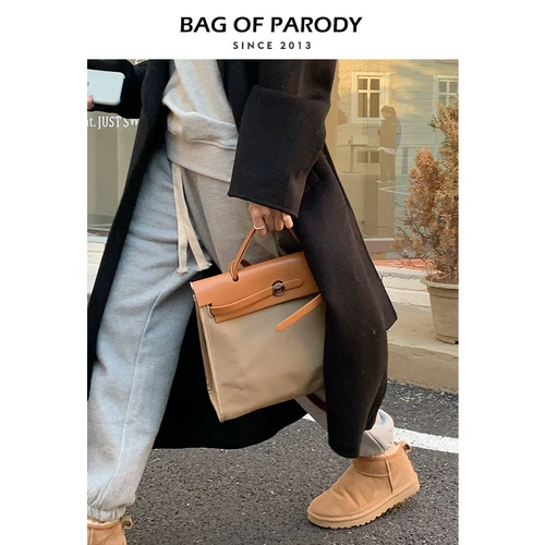 Вместительная и большая сумка на одно плечо, портативный шоппер, барсетка, коллекция 2023