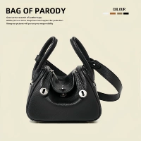 Классический черный [с длинными и короткими бретелями] версия с серебряной пряжкой