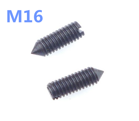 GB71 one word slot tip fixed slotted cone end blocking plug M16*16 20 25 30 35 40 45 50 60
